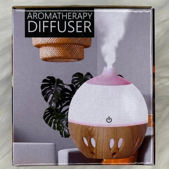 Color Changing Round Bowl Vase Aromatherapy Diffuser - Picture 5 of 6